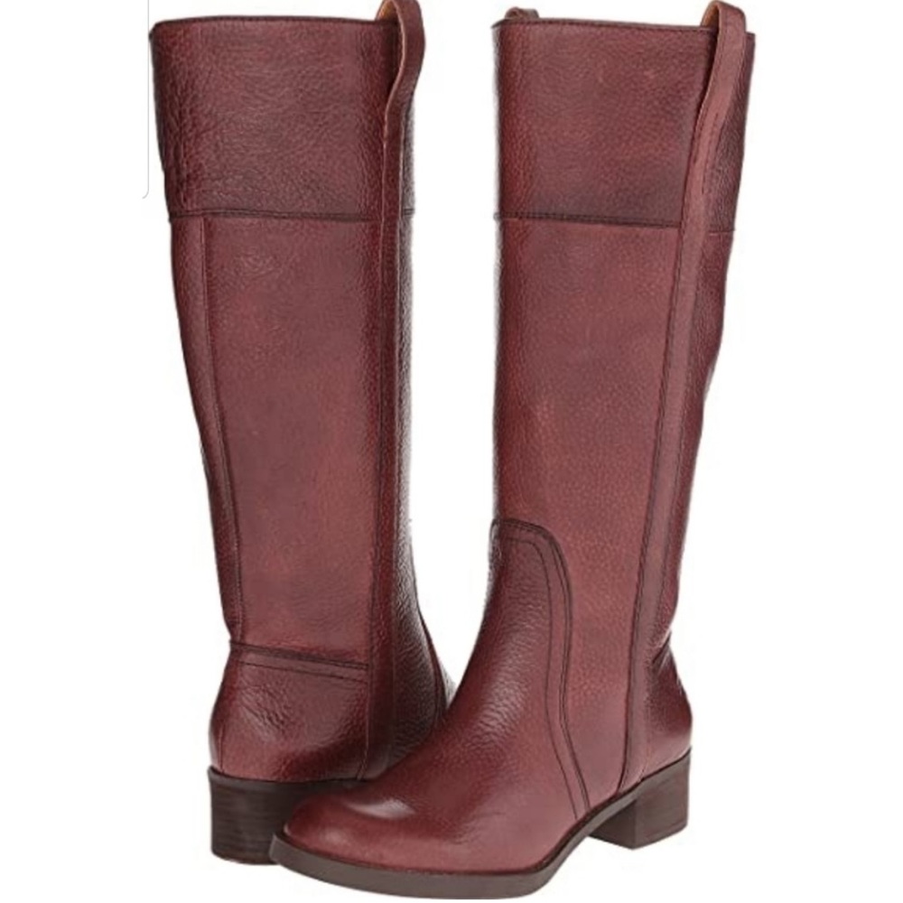 Lucky Brand Cognac Pull-on Knee high sz 9,5